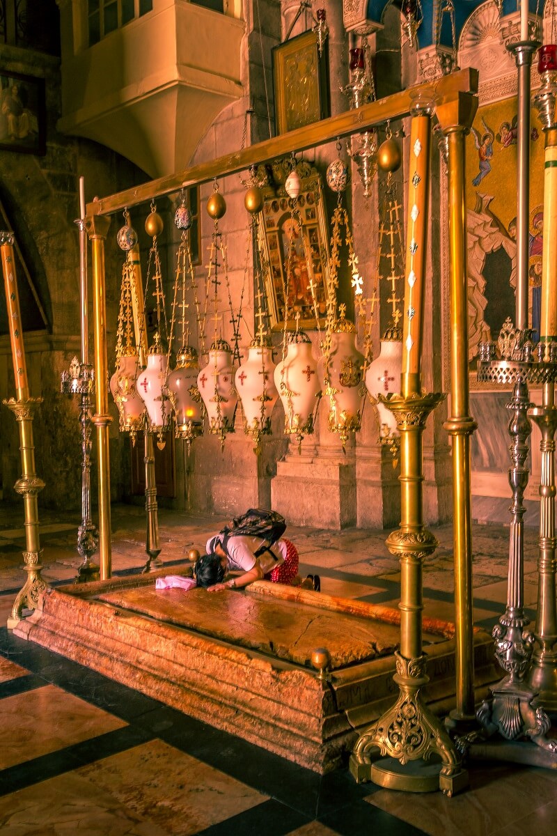 piedra de la Iglesia de la Unción del Santo Sepulcro